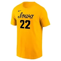 NCAA Unisex Nike Caitlin Clark Iowa Hawkeyes Retired Player Name & Number T-Shirt
