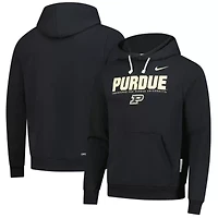 NCAA Nike Purdue Boilermakers 2025 Sideline Standard Issue Dri-FIT Hoodie