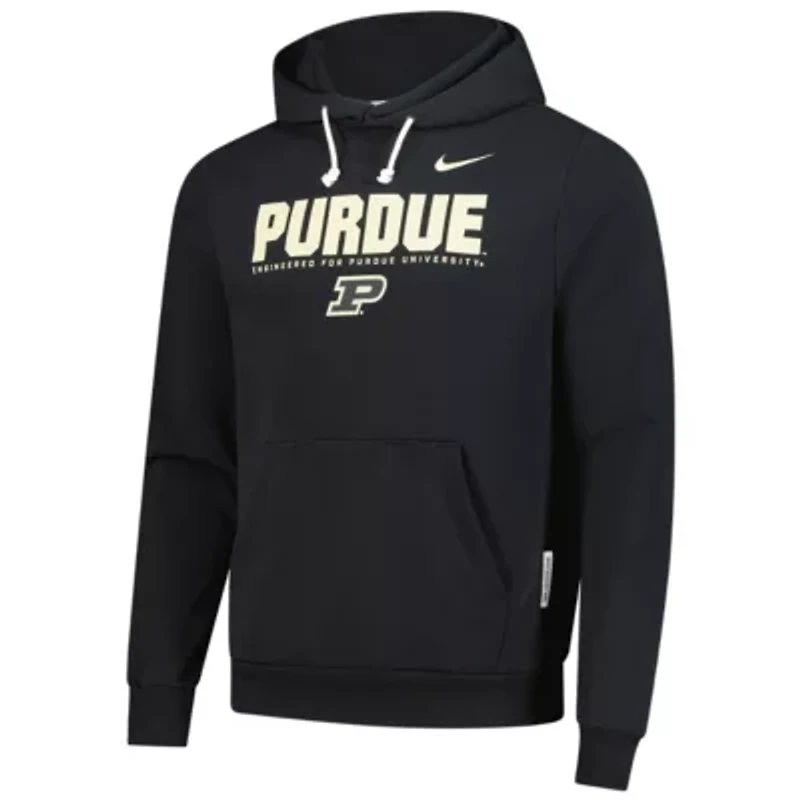 NCAA Nike Purdue Boilermakers 2025 Sideline Standard Issue Dri-FIT Hoodie