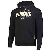 NCAA Nike Purdue Boilermakers 2025 Sideline Standard Issue Dri-FIT Hoodie