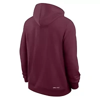 NCAA Nike Virginia Tech Hokies 2025 Sideline Standard Issue Dri-FIT Hoodie
