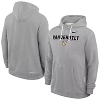 NCAA Nike Vanderbilt Commodores 2025 Sideline Standard Issue Dri-FIT Hoodie