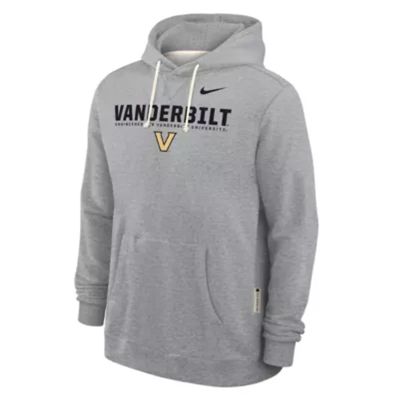 NCAA Nike Vanderbilt Commodores 2025 Sideline Standard Issue Dri-FIT Hoodie