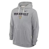 NCAA Nike Vanderbilt Commodores 2025 Sideline Standard Issue Dri-FIT Hoodie