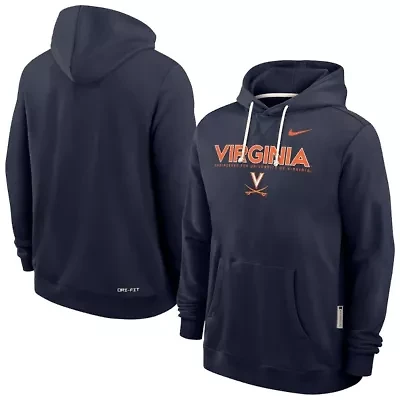 NCAA Nike Virginia Cavaliers 2025 Sideline Standard Issue Dri-FIT Hoodie