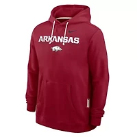 NCAA Nike Arkansas Razorbacks 2025 Sideline Standard Issue Dri-FIT Hoodie