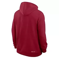 NCAA Nike Arkansas Razorbacks 2025 Sideline Standard Issue Dri-FIT Hoodie