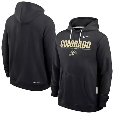 NCAA Nike Colorado Buffaloes 2025 Sideline Standard Issue Dri-FIT Hoodie