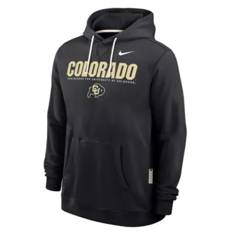 NCAA Nike Colorado Buffaloes 2025 Sideline Standard Issue Dri-FIT Hoodie