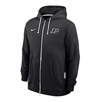 NCAA Nike Purdue Boilermakers 2025 Sideline Performance Full-Zip Hoodie