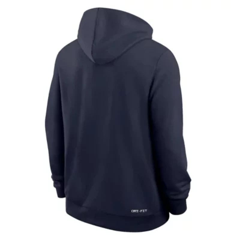 NCAA Nike Ole Miss Rebels 2025 Sideline Performance Full-Zip Hoodie