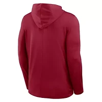 NCAA Nike Arkansas Razorbacks 2025 Sideline Dri-FIT Long Sleeve Hoodie T-Shirt