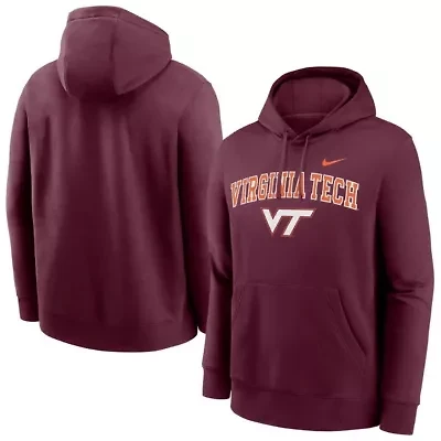 NCAA Nike Virginia Tech Hokies Club Pullover Hoodie