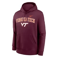 NCAA Nike Virginia Tech Hokies Club Pullover Hoodie