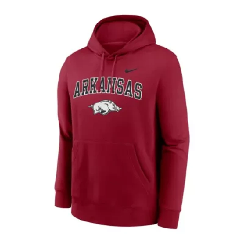 NCAA Nike Arkansas Razorbacks Club Pullover Hoodie