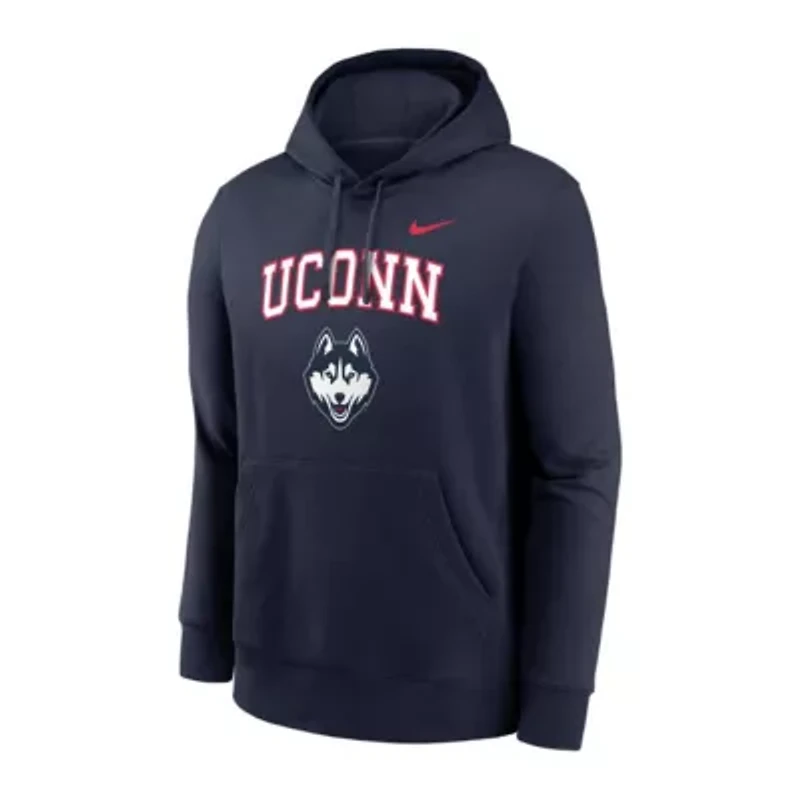 Connecticut Huskies NCAA Nike UConn Club Pullover Hoodie