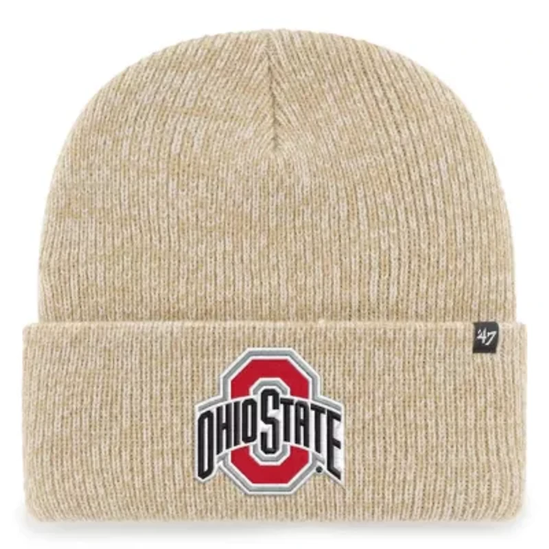 NCAA Ohio State Buckeyes NCAA Football Playoff 2025 National ship Game Cuffed Knit Hat with Pom