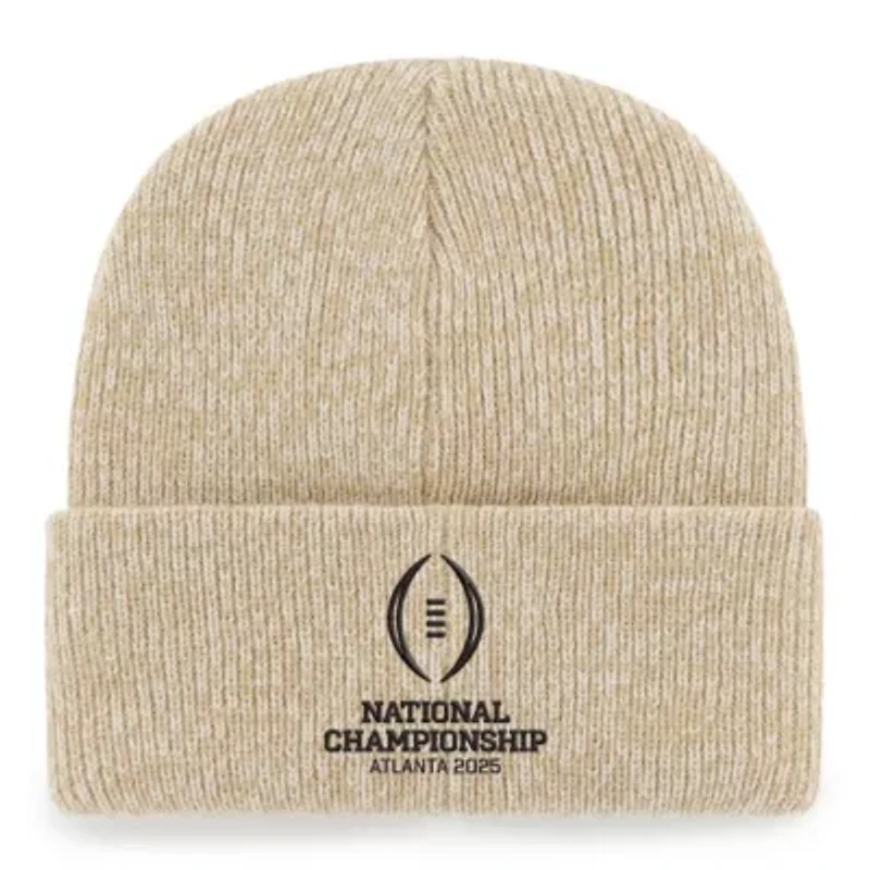 NCAA Ohio State Buckeyes NCAA Football Playoff 2025 National ship Game Cuffed Knit Hat with Pom