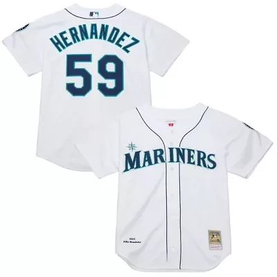MLB Felix Hernandez Seattle Mariners Cooperstown Collection Authentic Jersey