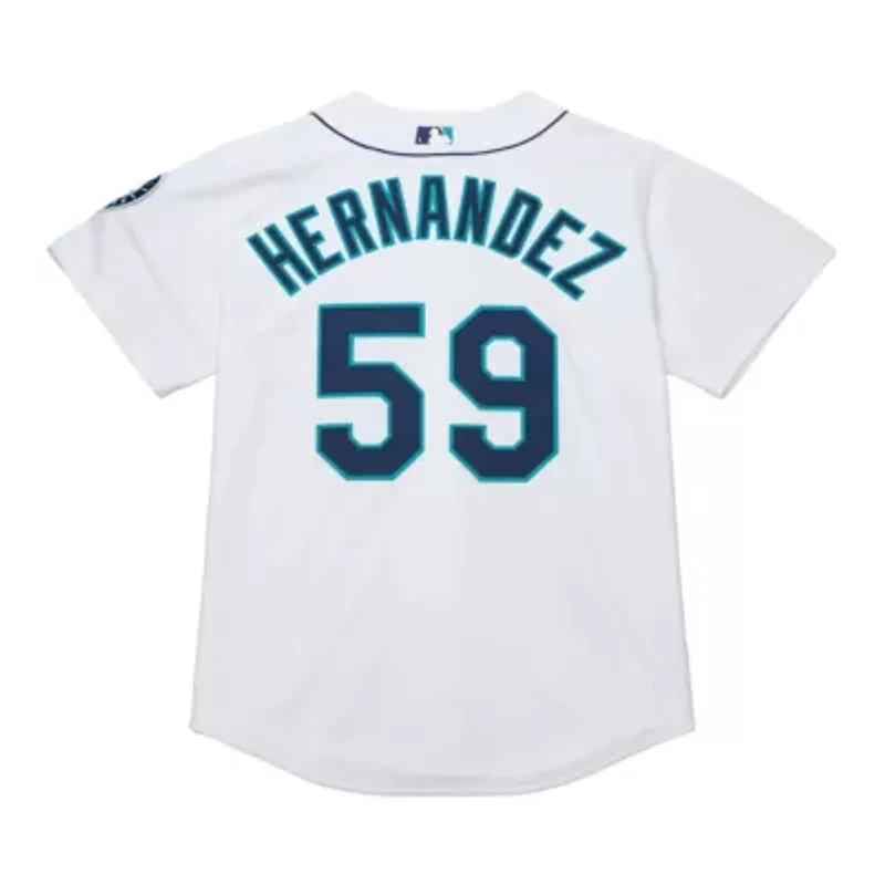 MLB Felix Hernandez Seattle Mariners Cooperstown Collection Authentic Jersey