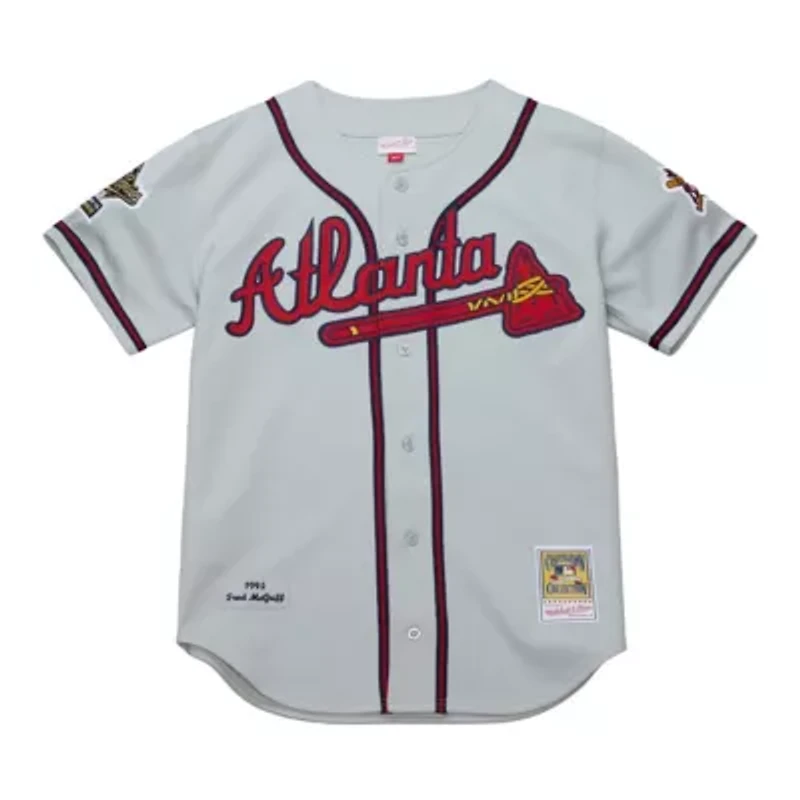 MLB Fred McGriff Atlanta Braves 1995 Throwback Authentic Jersey