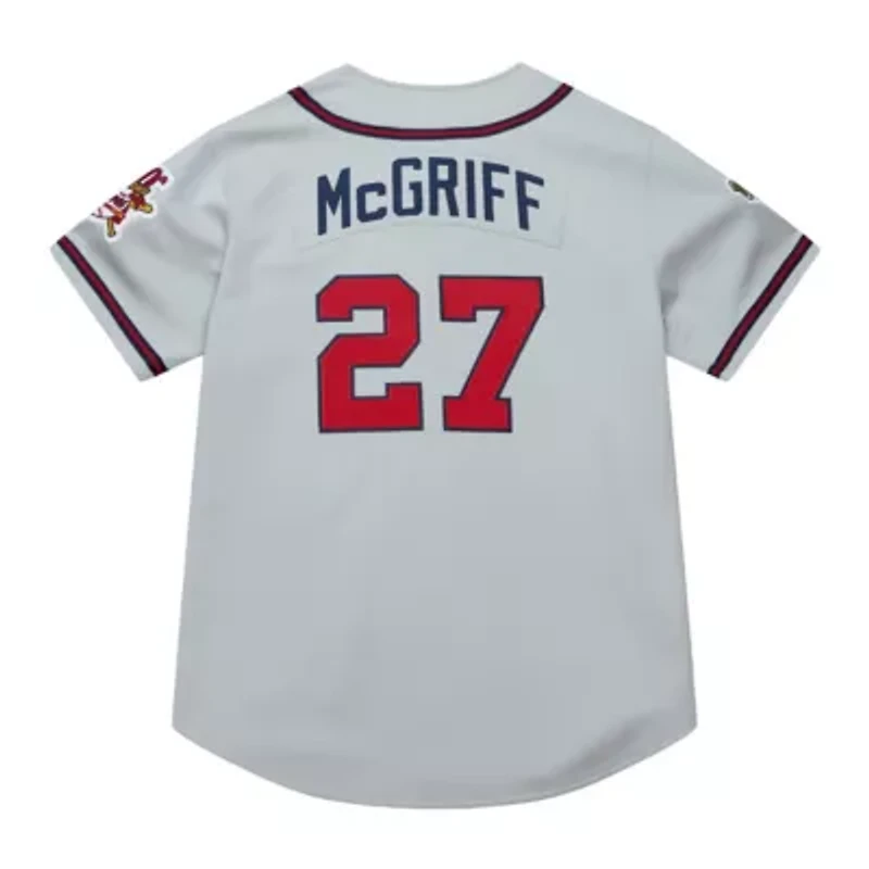MLB Fred McGriff Atlanta Braves 1995 Throwback Authentic Jersey