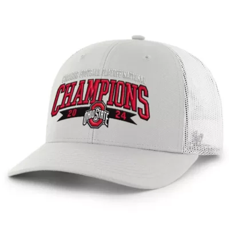 NCAA Ohio State Buckeyes NCAA Football Playoff 2024 National s Helmet Trucker Adjustable Hat