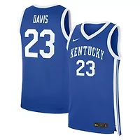 NCAA Nike Anthony Davis Kentucky Wildcats Road Replica Basketball Jersey