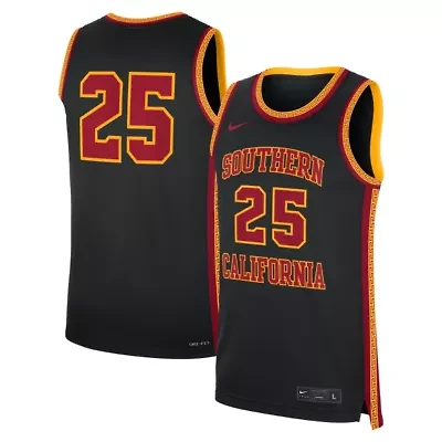 NCAA Nike #25 USC Trojans Alternate Replica Basketball Jersey