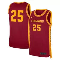 NCAA Nike #25 USC Trojans Road Replica Basketball Jersey