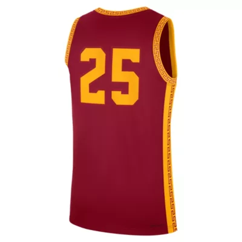 NCAA Nike #25 USC Trojans Road Replica Basketball Jersey