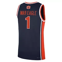 NCAA Nike Auburn Tigers #1 Road War Eagle Replica Basketball Jersey