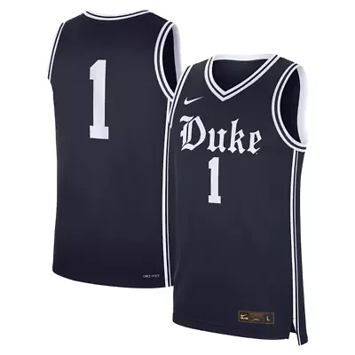Duke Blue Devils NCAA Nike #1 Alternate Replica Basketball Jersey