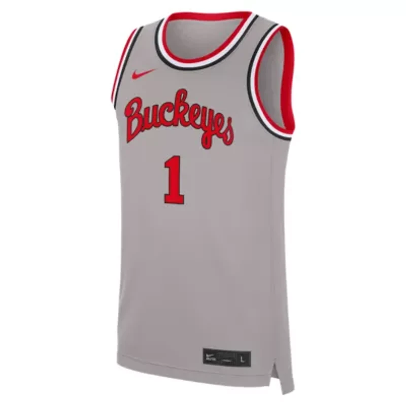 NCAA Nike #1 Ohio State Buckeyes Alternate Replica Basketball Jersey