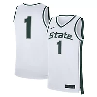 NCAA Nike Michigan State Spartans #1 Alternate Replica Basketball Jersey