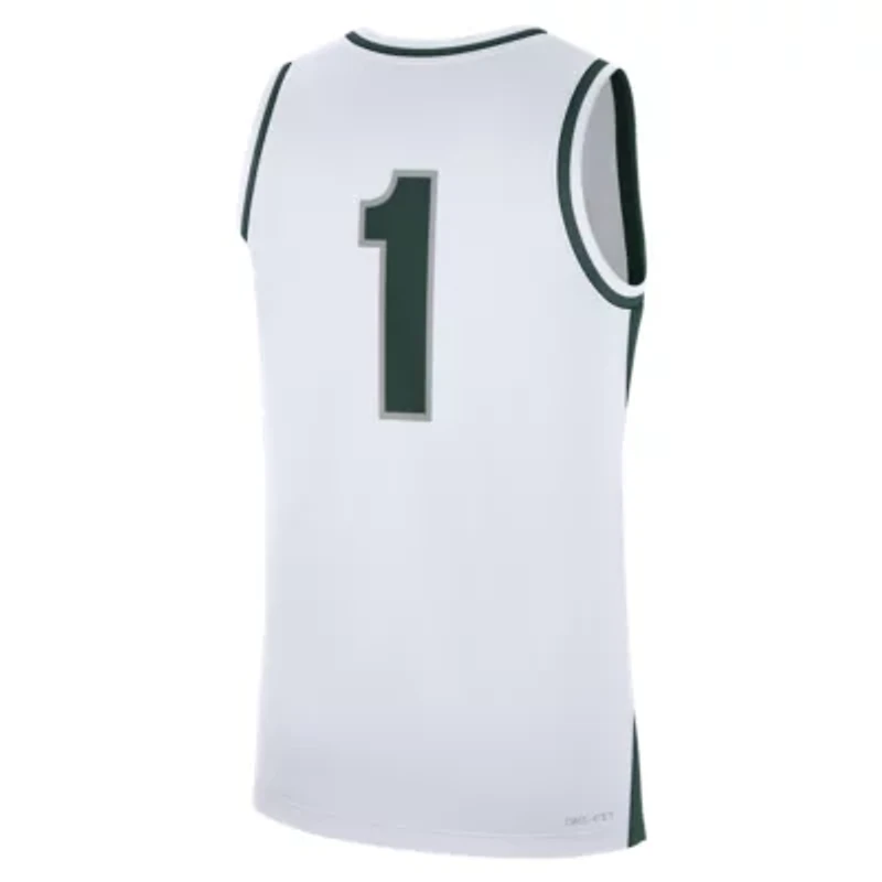 NCAA Nike Michigan State Spartans #1 Alternate Replica Basketball Jersey