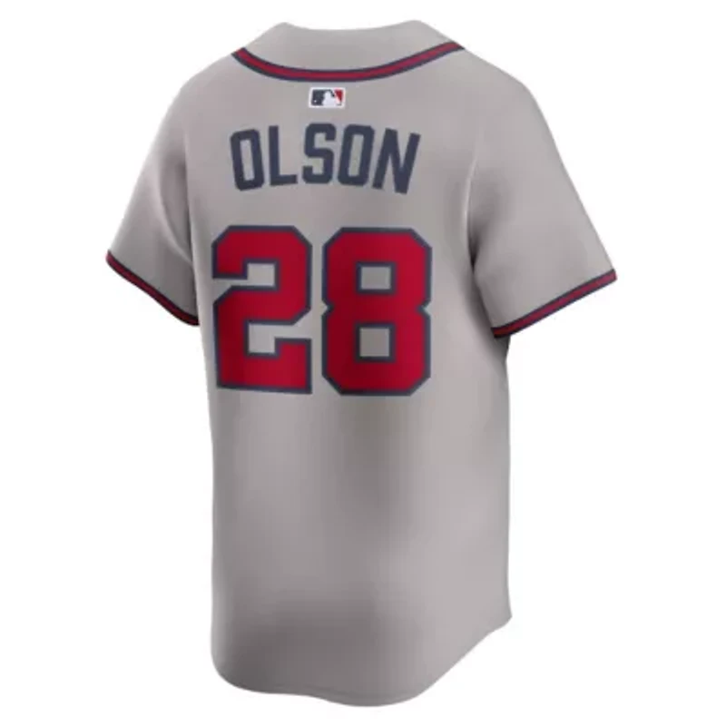 MLB Nike Matt Olson Atlanta Braves Road Limited Player Jersey