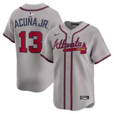 MLB Nike Ronald Acuña Jr. Atlanta Braves Road Limited Player Jersey