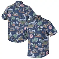 MLB New York Yankees Scenic Tri-Blend Button-Down Shirt