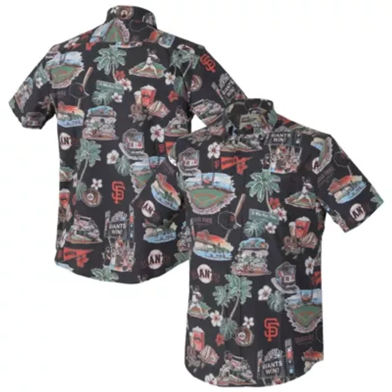 MLB San Francisco Giants Scenic Tri-Blend Performance Button-Up Top