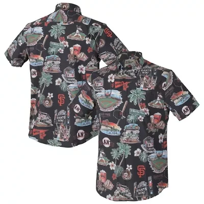 MLB San Francisco Giants Scenic Tri-Blend Performance Button-Up Top