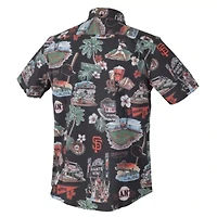 MLB San Francisco Giants Scenic Tri-Blend Performance Button-Up Top