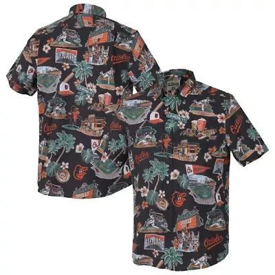 MLB Baltimore Orioles Scenic Tri-Blend Button-Down Shirt