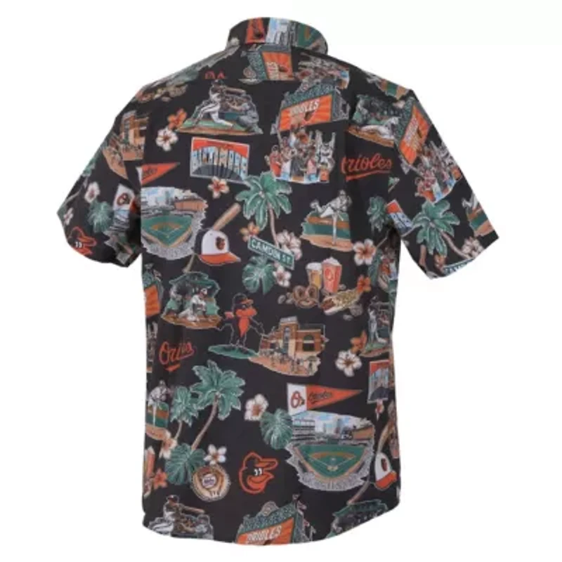MLB Baltimore Orioles Scenic Tri-Blend Button-Down Shirt