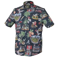 MLB Atlanta Braves Scenic Tri-Blend Performance Button-Up Top