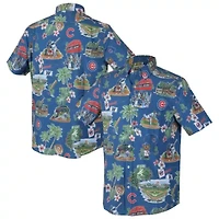 MLB Chicago Cubs Scenic Tri-Blend Button-Down Shirt