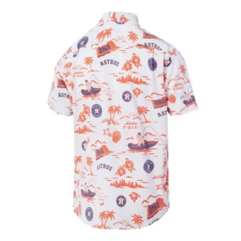 MLB Houston Astros Kekai Performance Button-Up Top
