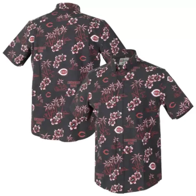 MLB Cincinnati Reds Kekai Performance Button-Up Top