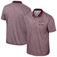 NCAA Mississippi State Bulldogs Striped Polo