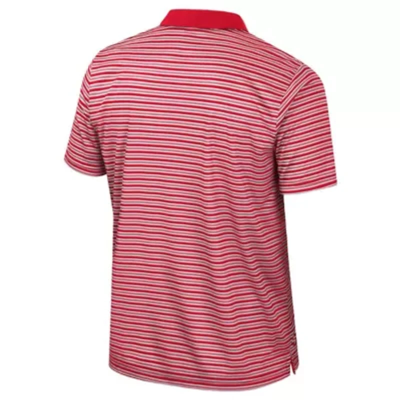 NCAA NC State Wolfpack Striped Polo